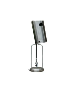 Parasol chauffant GARDEN SUN inox (Housse protectrice longue incluse)