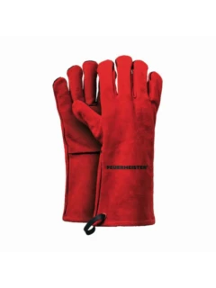 Handschuhe Leder rot Grösse 10 (Paar)