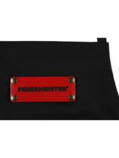 Latzschürze Textil, schwarz grössenverstellbar,gratis personalisierbar