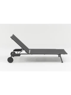 Chaise longue SOMERSET graphite Tex. carcon grey