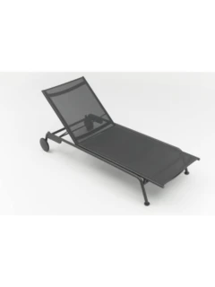 Chaise longue SOMERSET graphite Tex. carcon grey