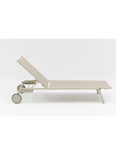 Chaise longue SOMERSET light taupe Tex. desert
