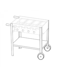 Soubassement à roulettes PROFI 4