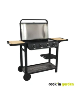 FLAVO 76 SC Barbecue à gaz 4 brûleurs incl. Kit de raccordement G90109
