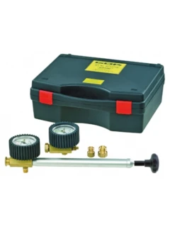 Contrôleur d'étanchéité avec 2 manomètres Quality class 1.0