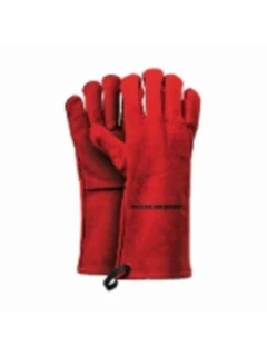 Handschuhe Leder rot Grösse 10 (Paar)