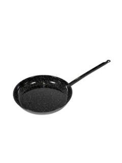 Pfanne 34cm emailliert mit Stiel