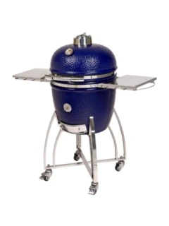 Gril en céramique à charbon de bois PLATINUM 23, bleu, sans chariot