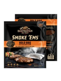 SMOKE 'EMS présentoire SMOKE 'EMS Bold BBQ 2 x 8 sachets