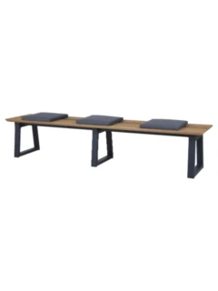 Banc PHÖNIX alu graphite 220x46x43