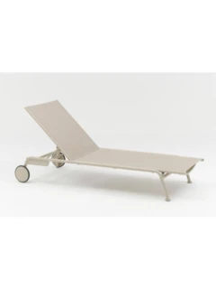 Chaise longue SOMERSET light taupe Tex. desert