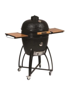 Gril en céramique BRONZE 19 noir, chariot inclus