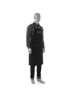 Tablier en tissu, noir personnalisation gratuite
