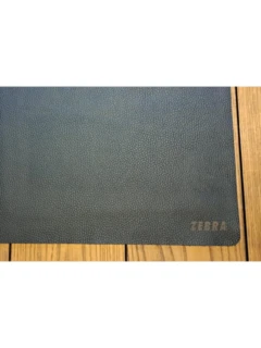 Tischset ZEBRA Nappaleder schwarz (0500) 33x46 cm
