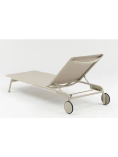 Chaise longue SOMERSET light taupe Tex. desert