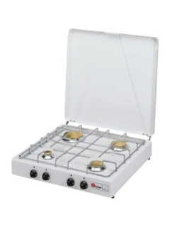 4 Brenner Rechaud mit ZS (ohne Piezozündung)