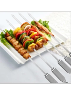 Brochette de kebab en acier inoxydable