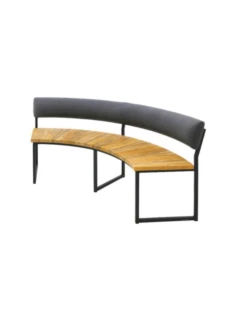 Banc ORYX avec dossier Alu graphite