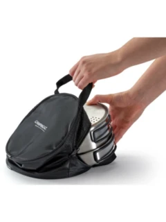 Trekking-Geschirr-Set5-teilig Edelstahl inklusive Tragtasche