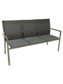 Banc 3 places ONE taupe 157x63x92