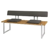 Coussin de siège banc QUADUX smoke