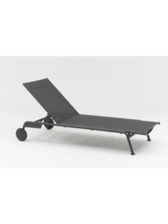 Chaise longue SOMERSET graphite Tex. carcon grey