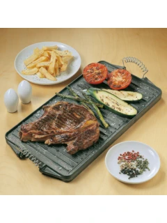 Grill-Gussplatte emailliert 270x210mm