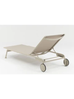 Chaise longue SOMERSET light taupe Tex. desert