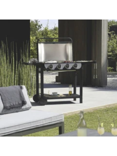 FLAVO 76 SC Barbecue à gaz 4 brûleurs incl. Kit de raccordement G90109