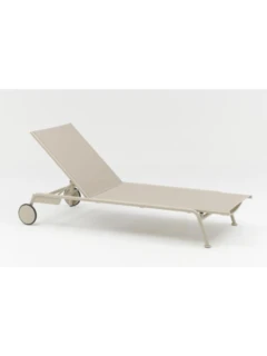 Chaise longue SOMERSET light taupe Tex. desert