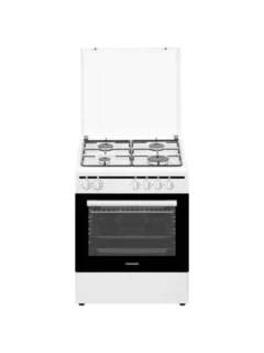 Cuisinière à gaz STK 657 blanche 60 cm