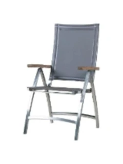Chaise pliable ONE gris foncé
