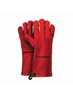 Handschuhe Leder rot Grösse 12 (Paar)