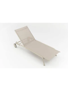 Chaise longue SOMERSET light taupe Tex. desert
