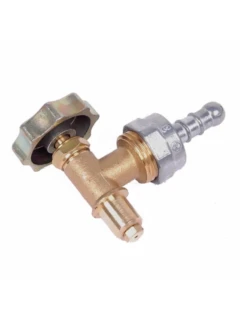 Robinet pour foyer gaz, inj. ø 130