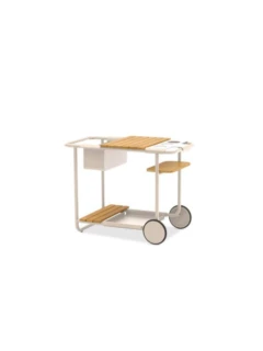 Chariot SMOERSET alu light-taupe, teck