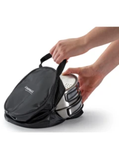 Set de casseroles,5 pièces inox Sac de transport inclus