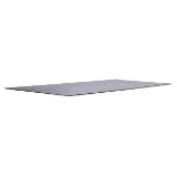 SELA Plateau laminé 210x100 béton foncé