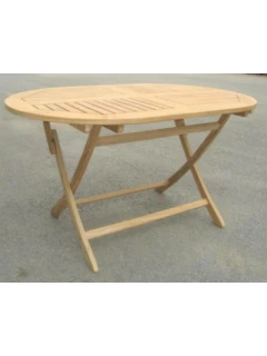 Table pliable POKER oval 140x90cm