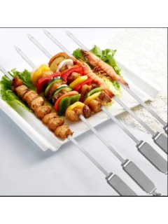 Brochette de kebab en acier inoxydable
